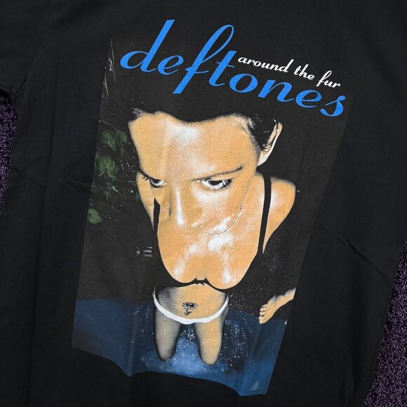 Deftones Around the Fur Album Cover Nu Metal Band T-Shirt XL - Picture 4 of 4